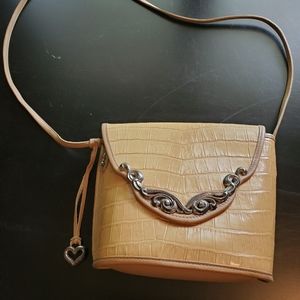 Brighton tan leather shoulder bag